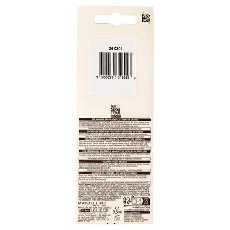 Maybelline New York Mascara Ciglia Sensazionali, Volumizzante, Luscious, 9.5 ml